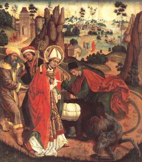 Jan Polack Painting of Saint Corbinian Norge oil painting art